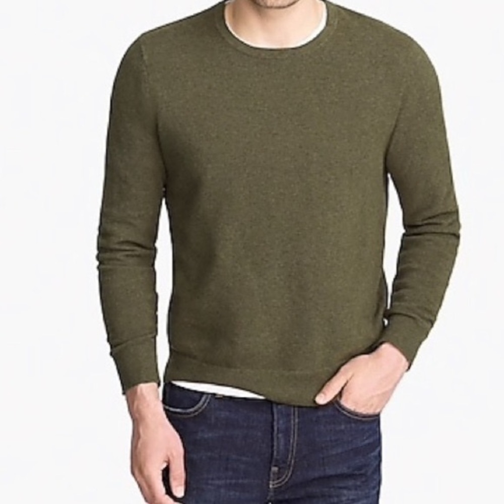J Crew men’s size S olive green Sweater